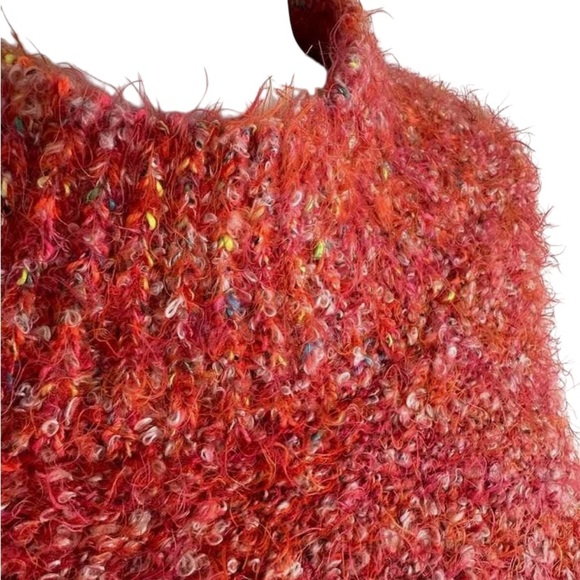 NEW Free People Stardust Crop Super Soft Red
Pullover Sweater Women Size Small - Picture 3 of 13